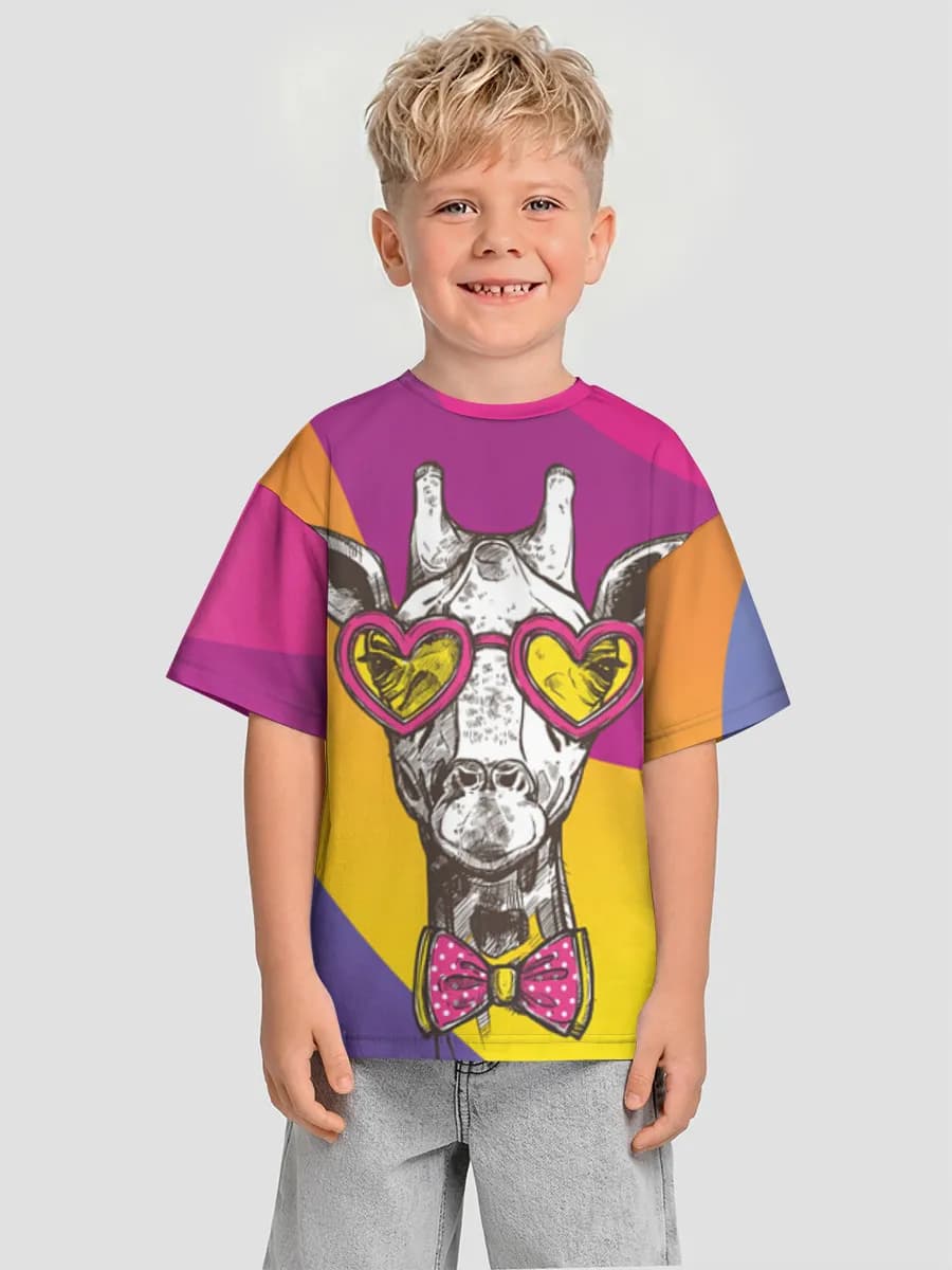 Camiseta Oversize de Algodón Niño