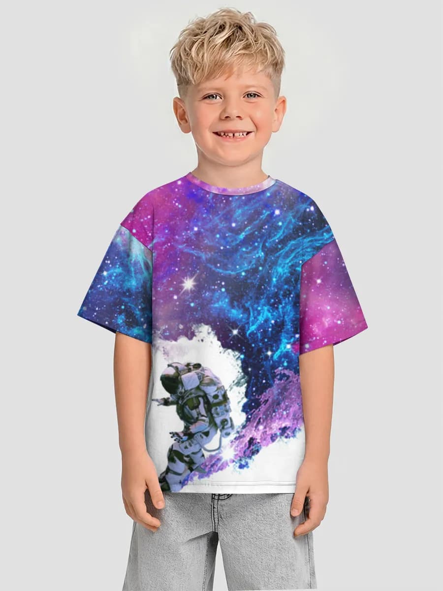 T-shirt coton oversize garçon