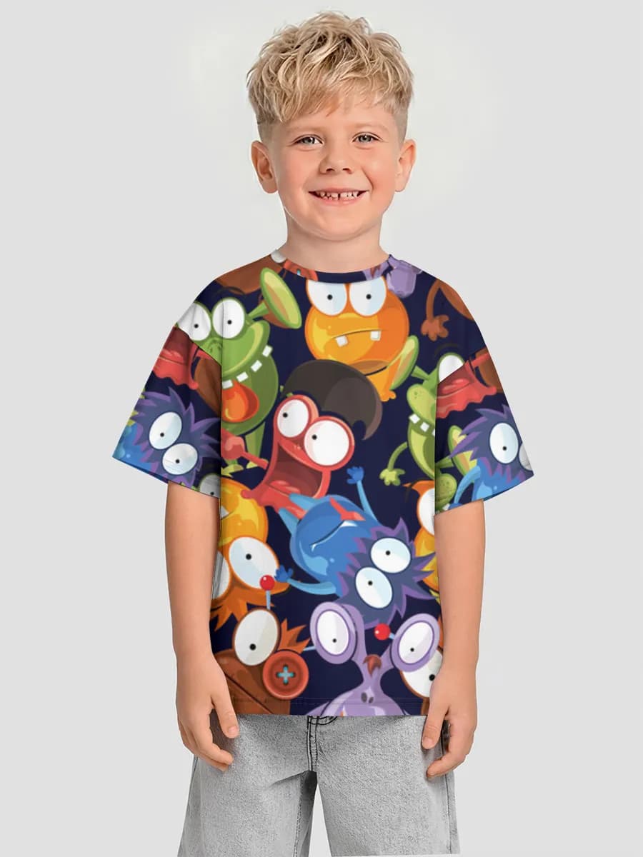 T-shirt coton oversize garçon