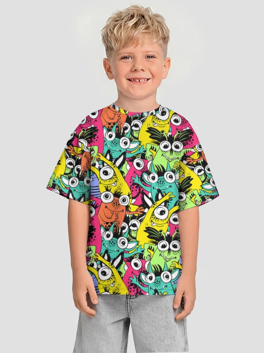 T-shirt coton oversize garçon