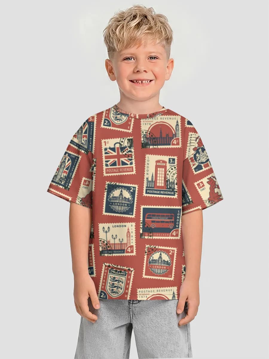 T-shirt coton oversize garçon