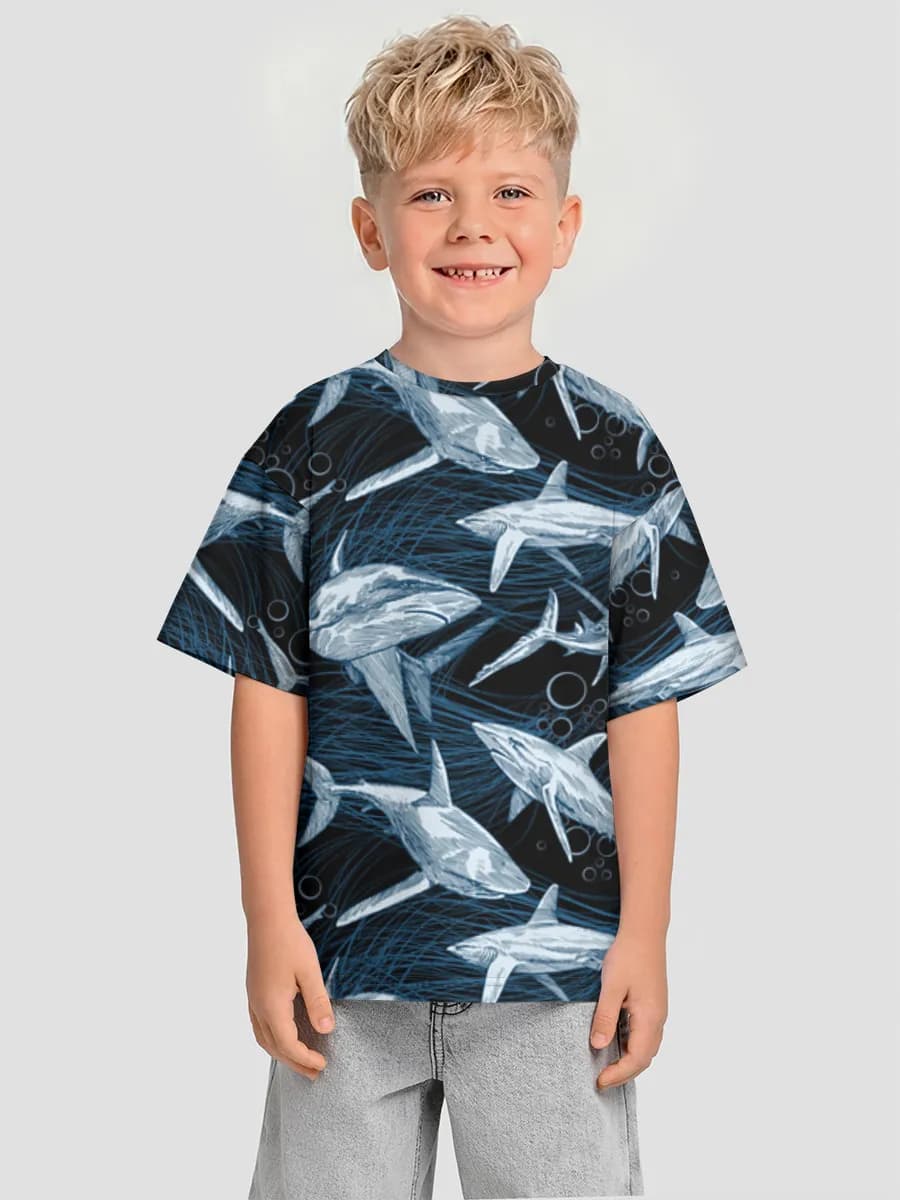 T-shirt coton oversize garçon