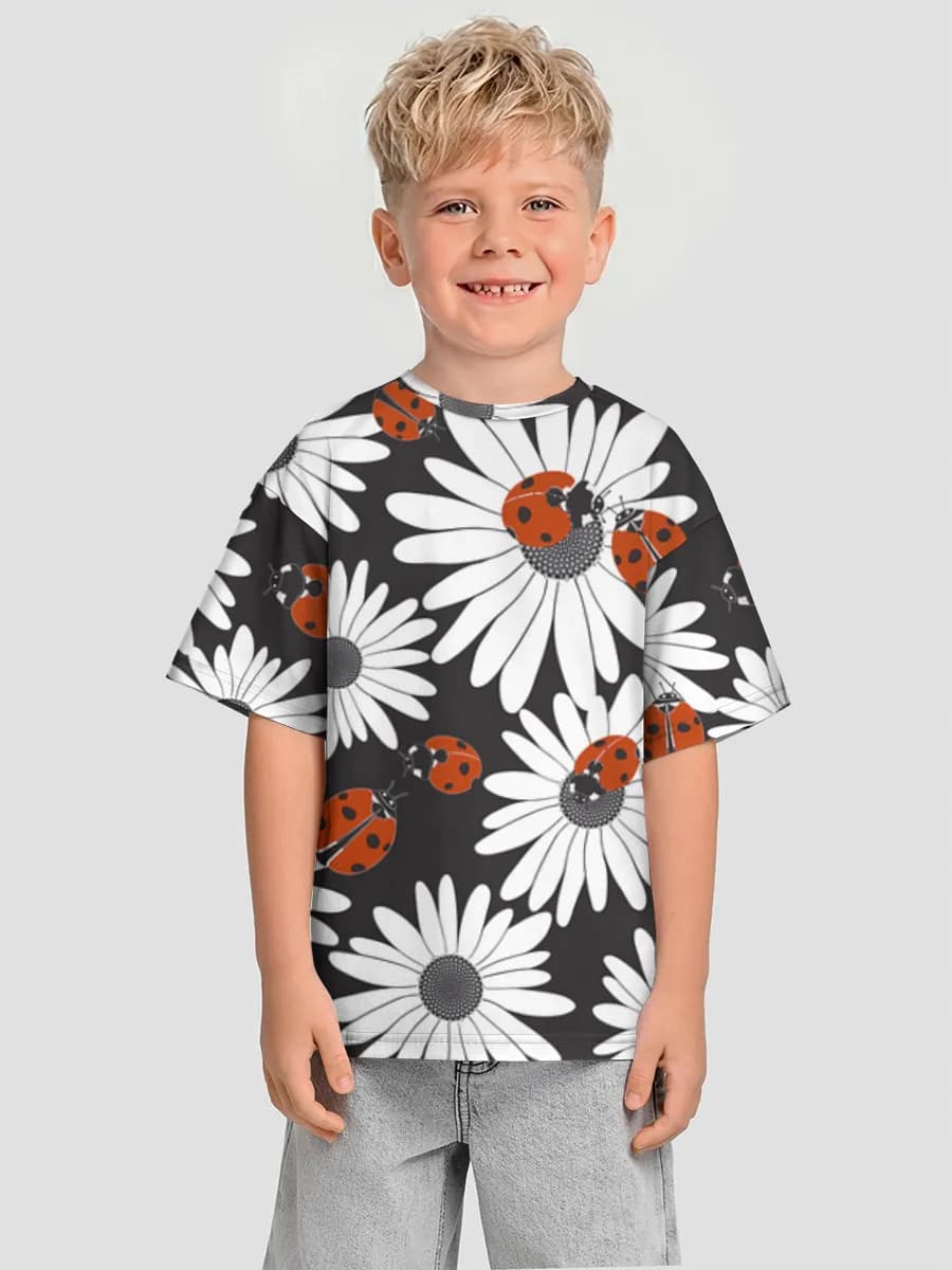 Camiseta Oversize de Algodón Niño