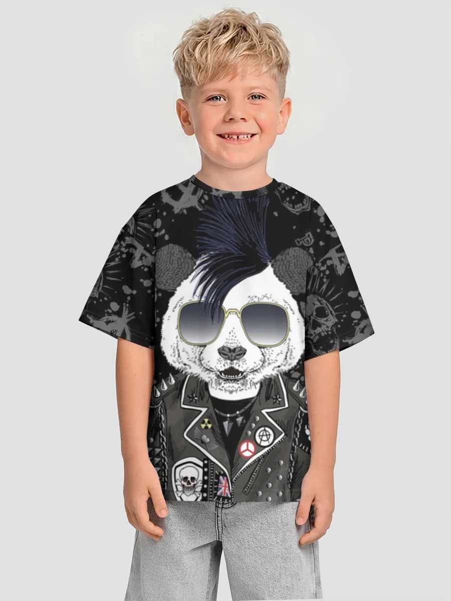 Camiseta Oversize de Algodón Niño
