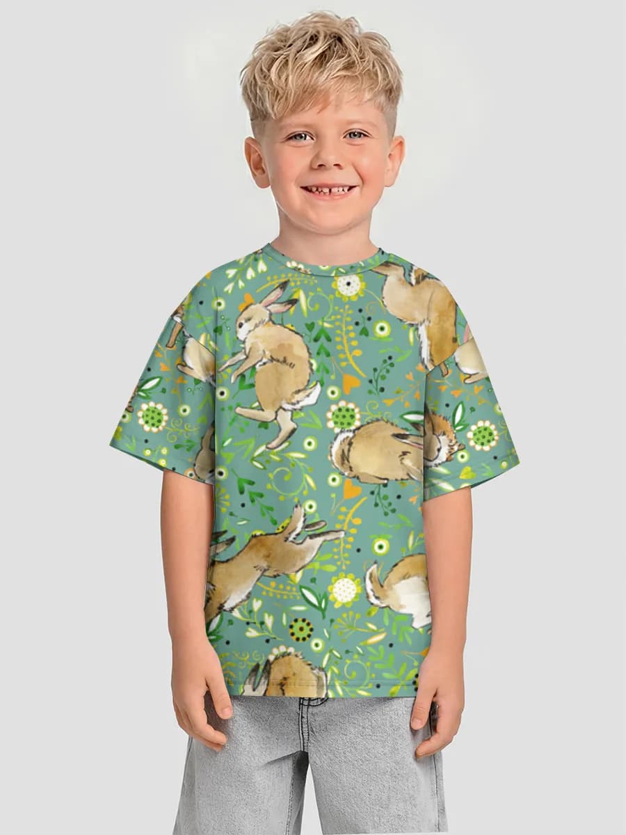 Camiseta Oversize de Algodón Niño