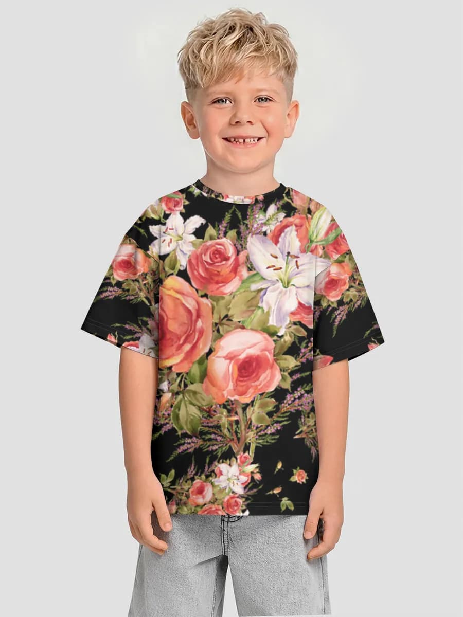 Camiseta Oversize de Algodón Niño