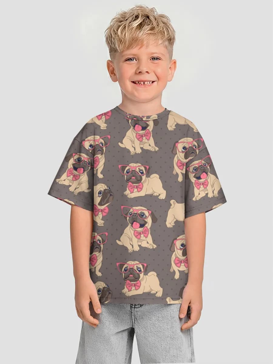 男の子 ビッグシルエット コットンTシャツ