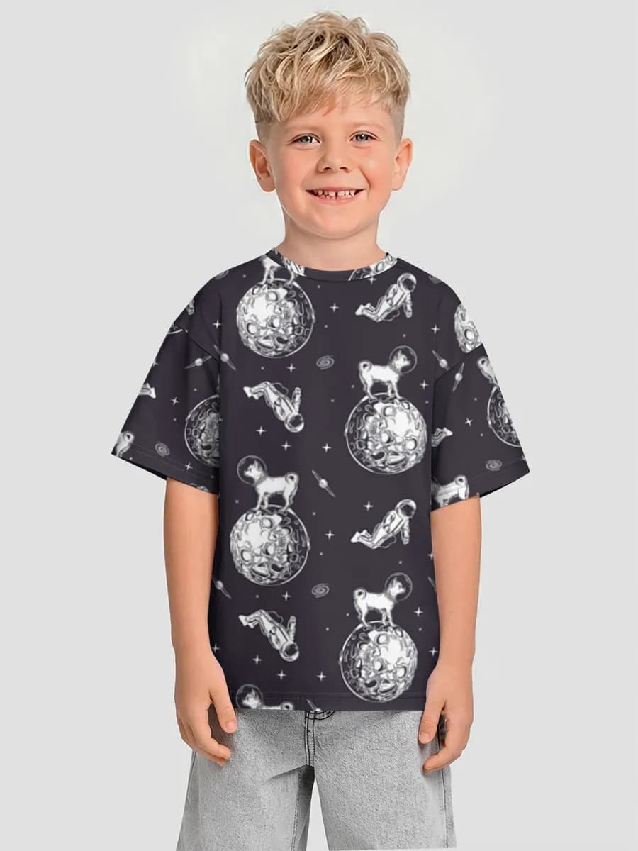 T-shirt coton oversize garçon