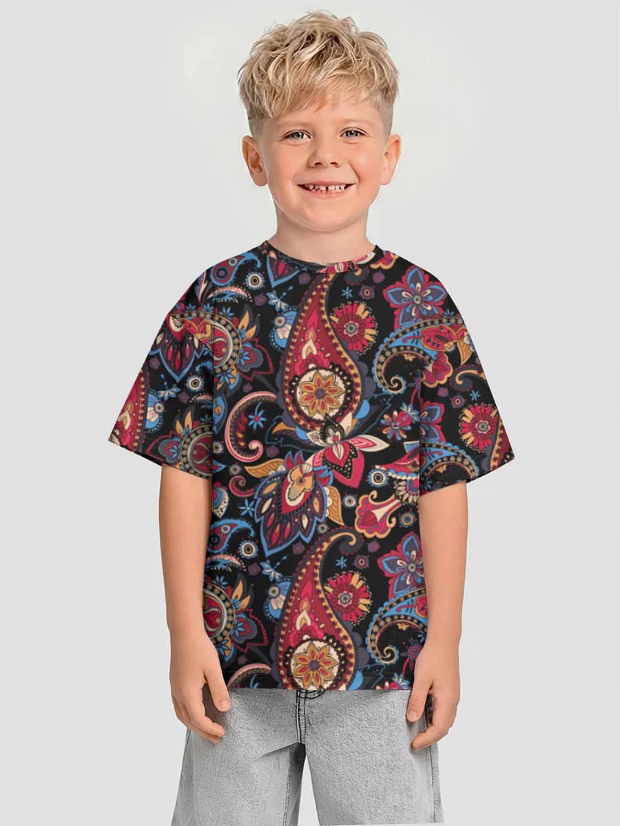 男の子 ビッグシルエット コットンTシャツ