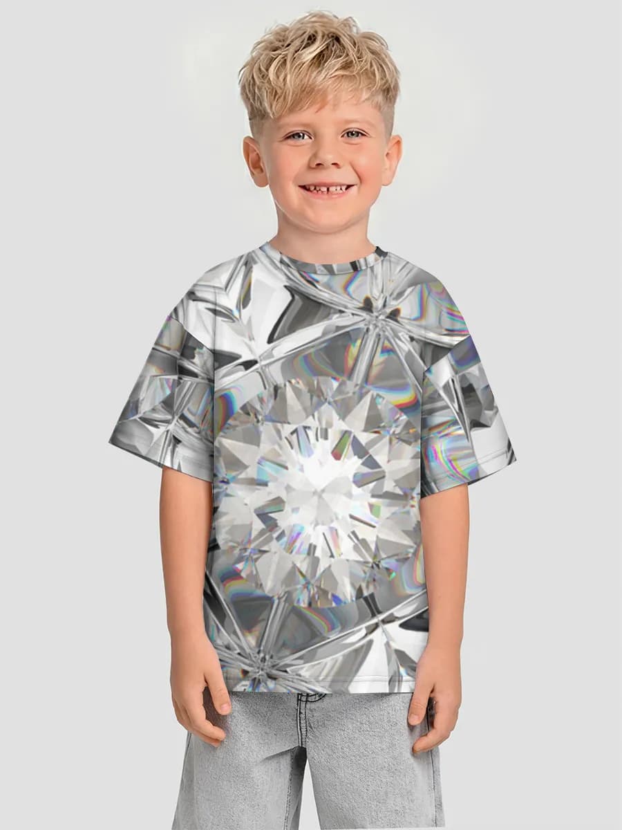Camiseta Oversize de Algodón Niño
