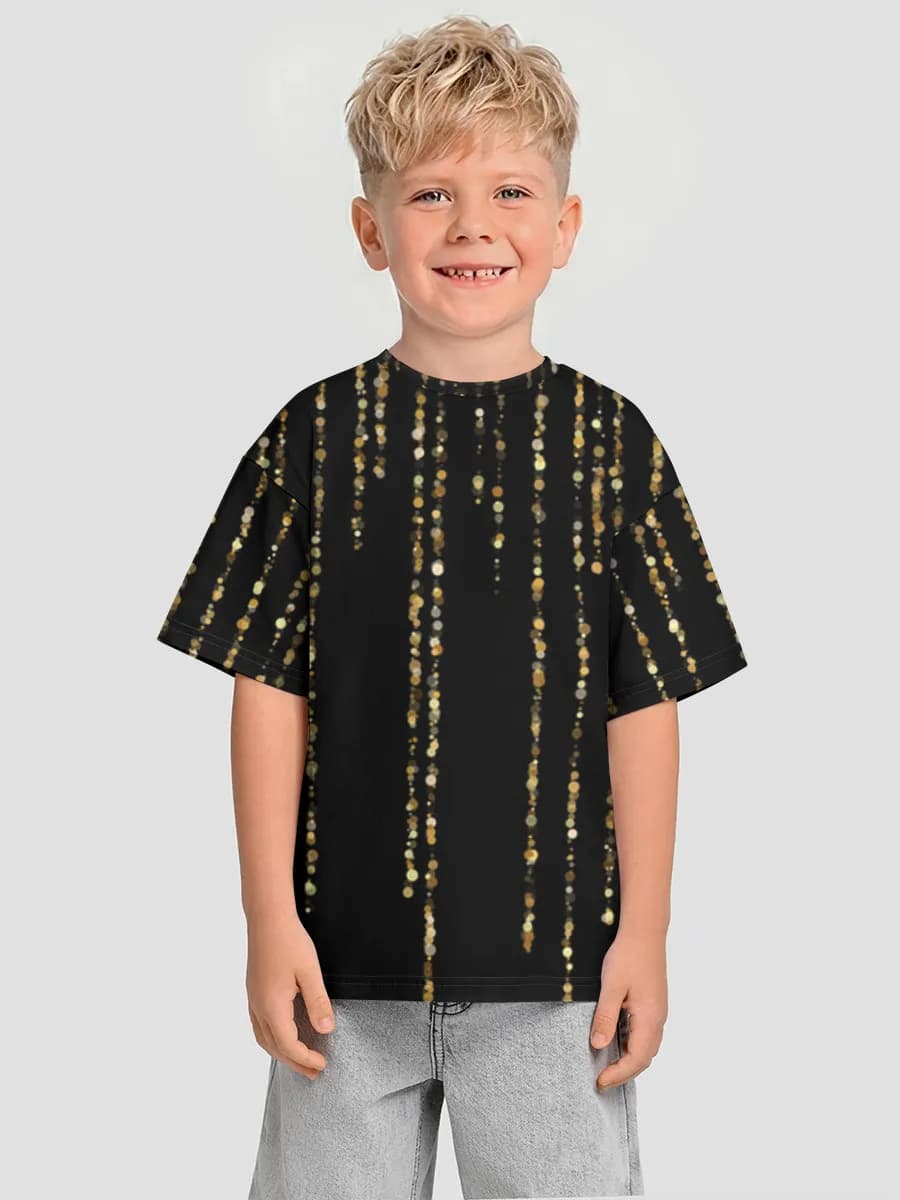 Boys' oversized cotton T-shirt
