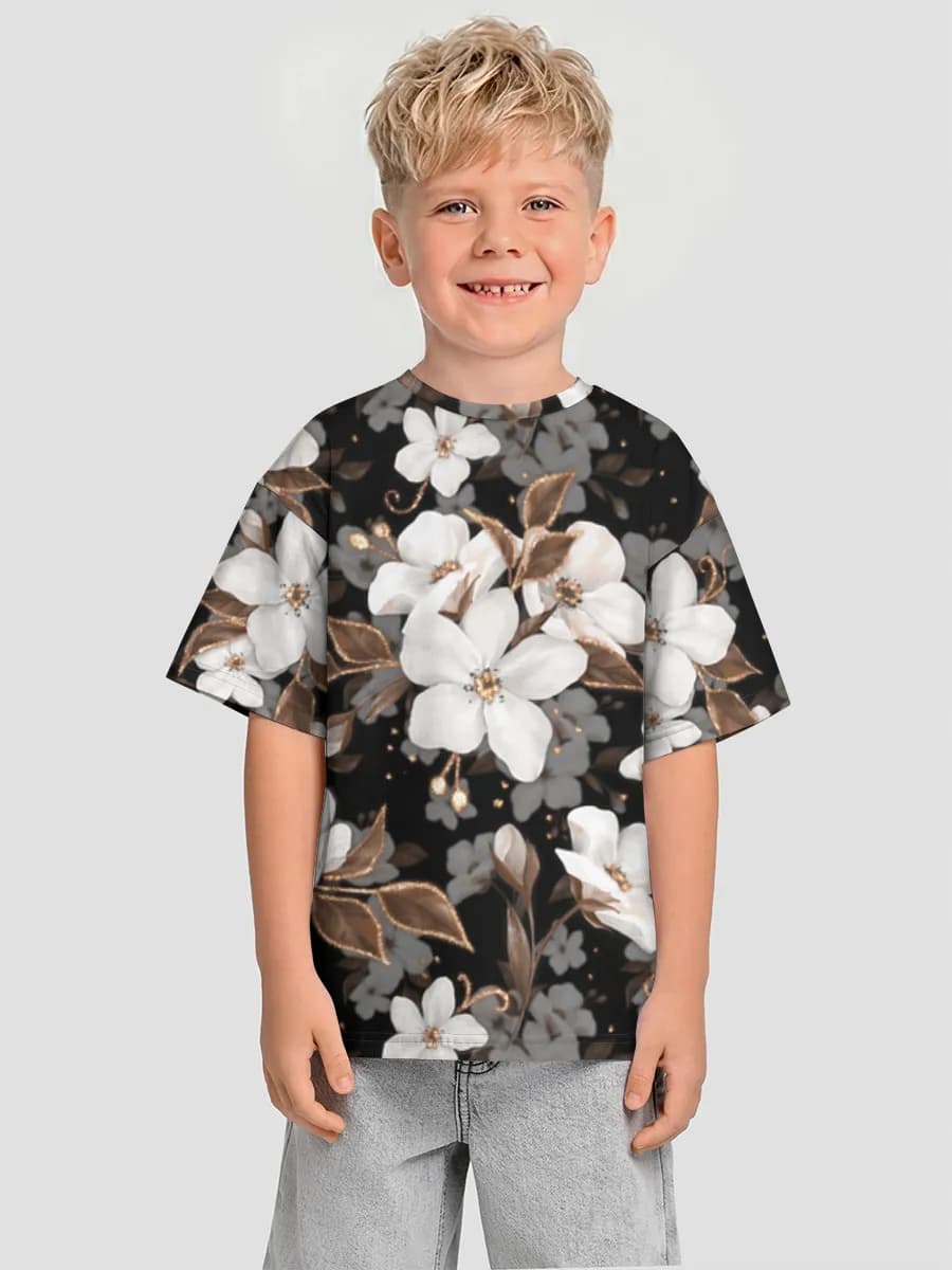 T-shirt coton oversize garçon