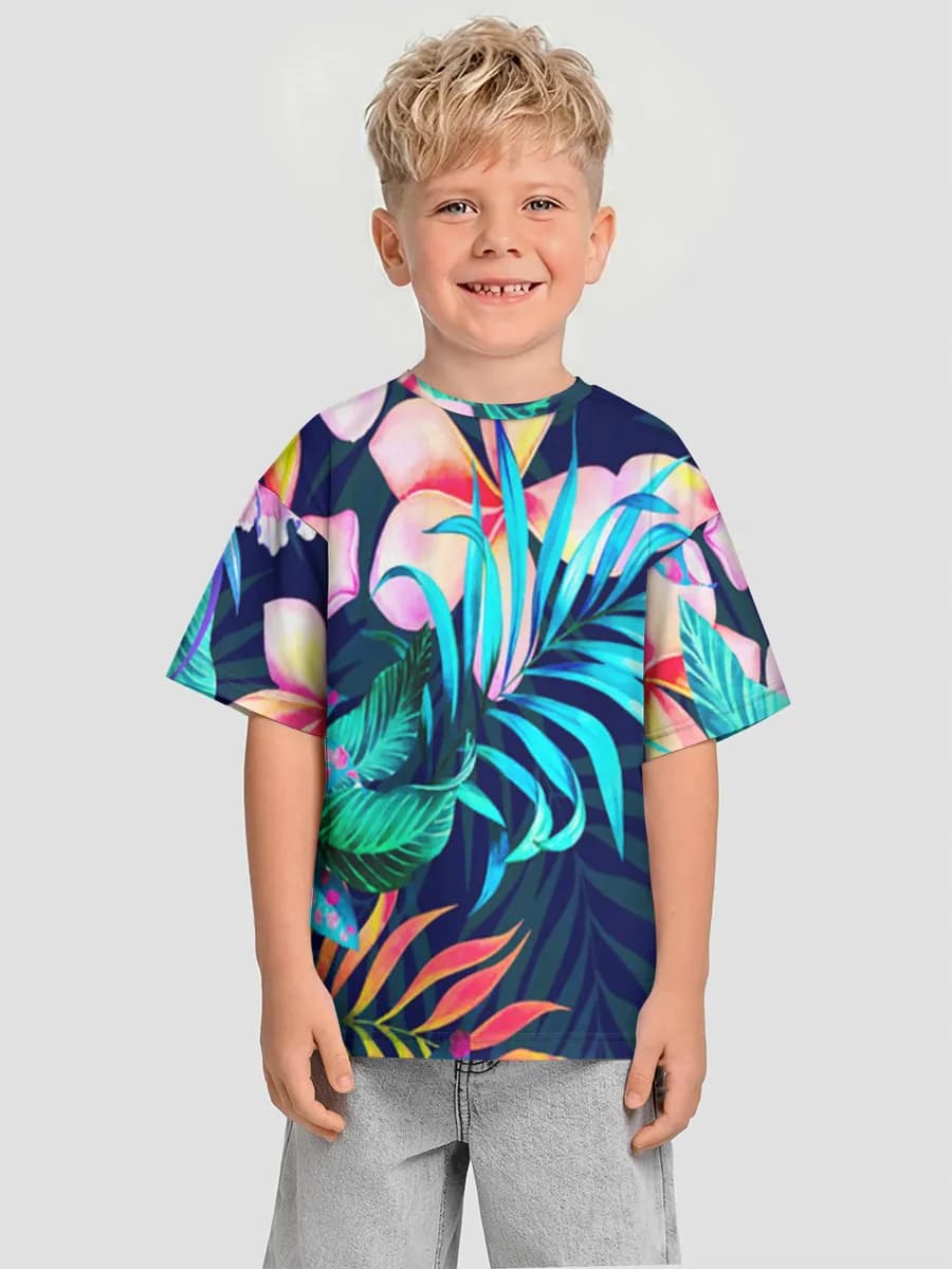 T-shirt coton oversize garçon