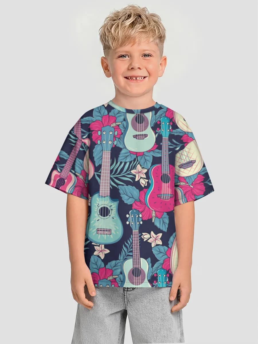 Camiseta Oversize de Algodón Niño