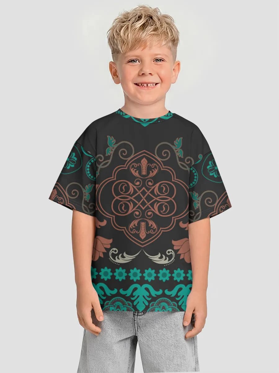 Camiseta Oversize de Algodón Niño