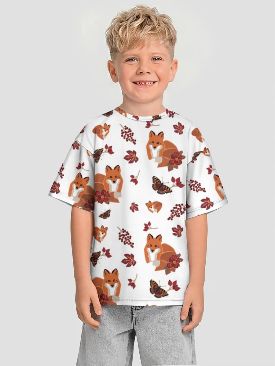 Camiseta Oversize de Algodón Niño