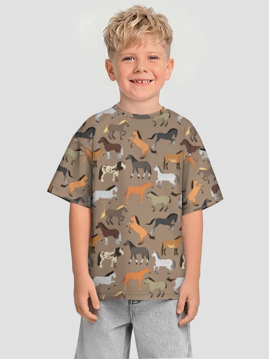 Camiseta Oversize de Algodón Niño