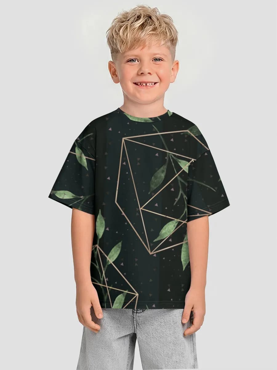 男の子 ビッグシルエット コットンTシャツ