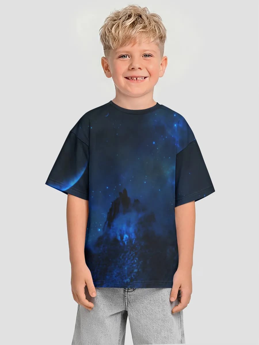 T-shirt coton oversize garçon