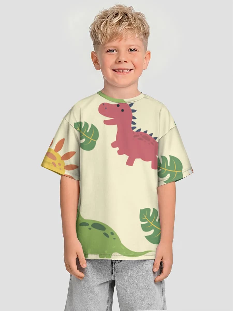 T-shirt coton oversize garçon