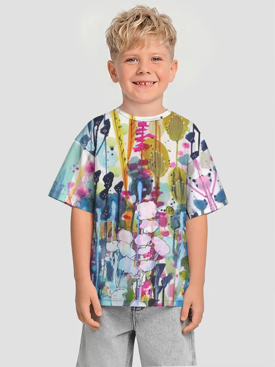 男の子 ビッグシルエット コットンTシャツ