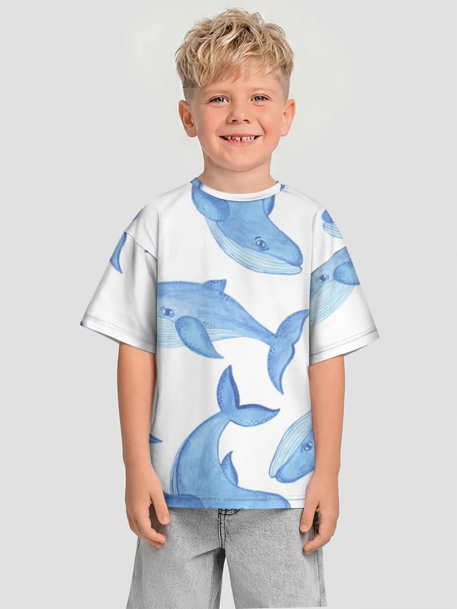 T-shirt coton oversize garçon