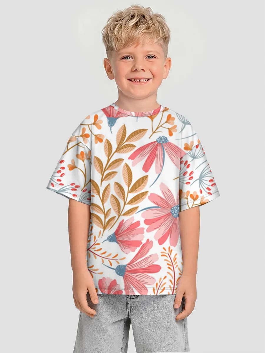 T-shirt coton oversize garçon
