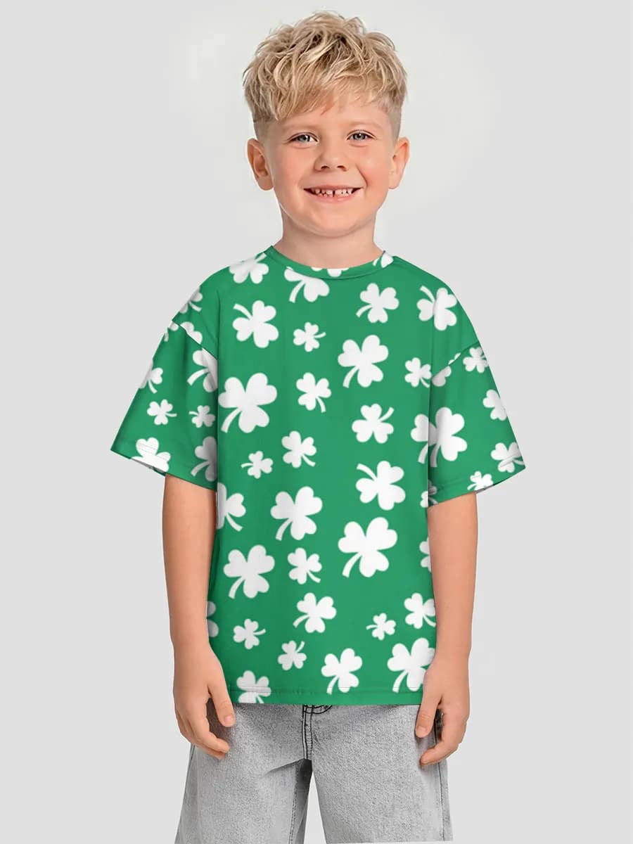 Camiseta Oversize de Algodón Niño