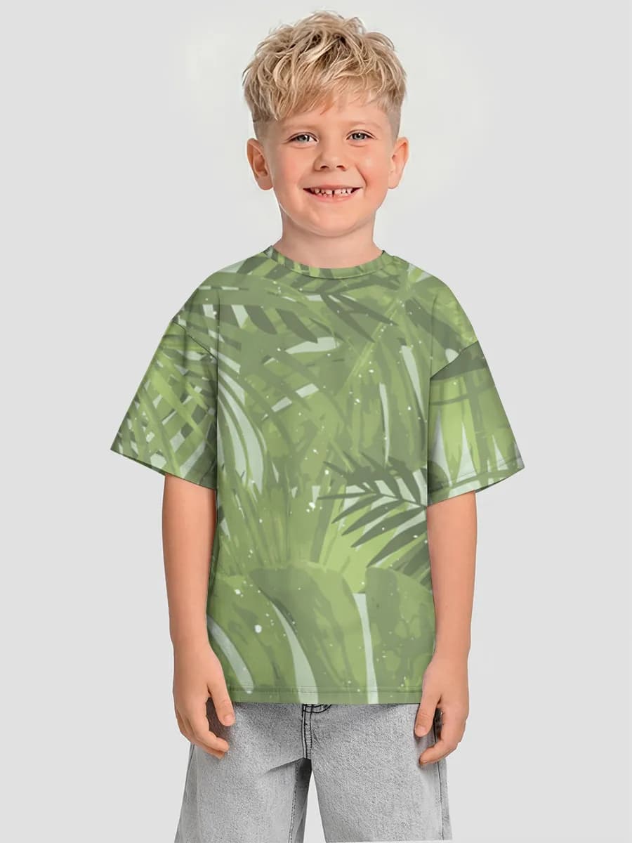 Camiseta Oversize de Algodón Niño