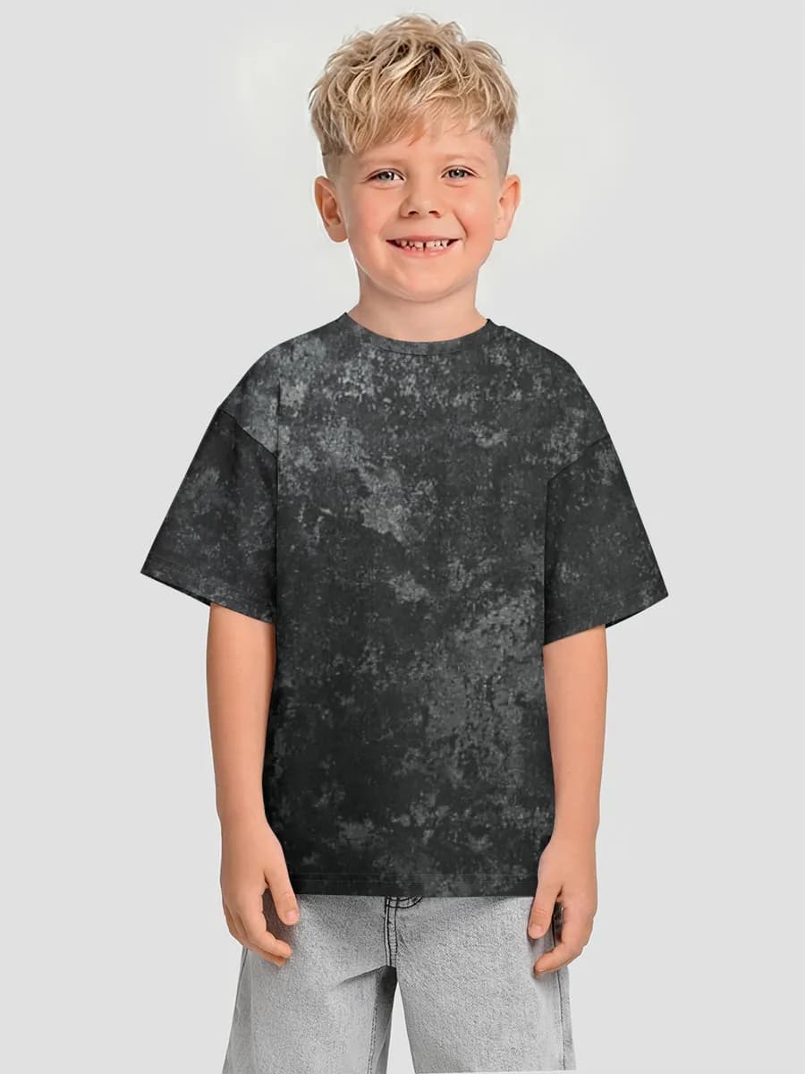 Boys' oversized cotton T-shirt