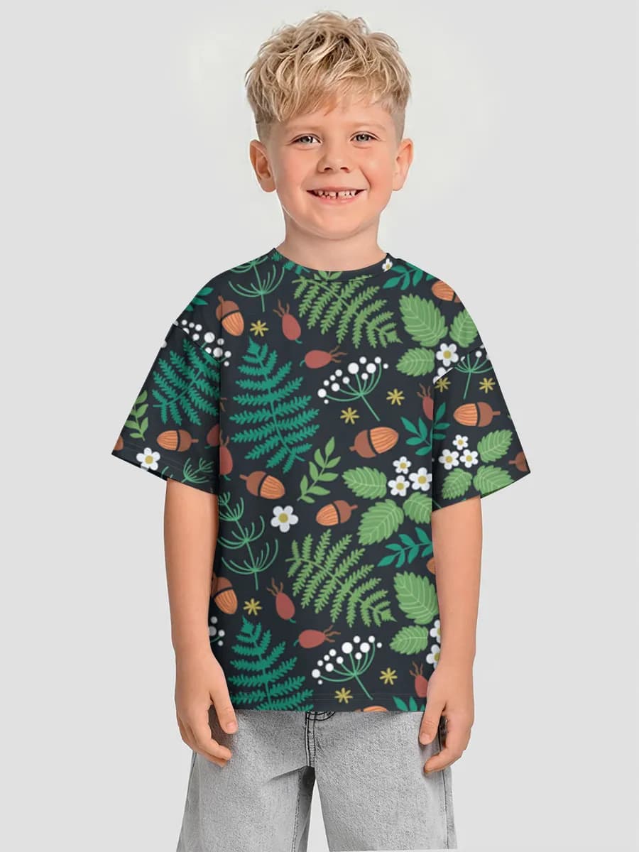 Camiseta Oversize de Algodón Niño