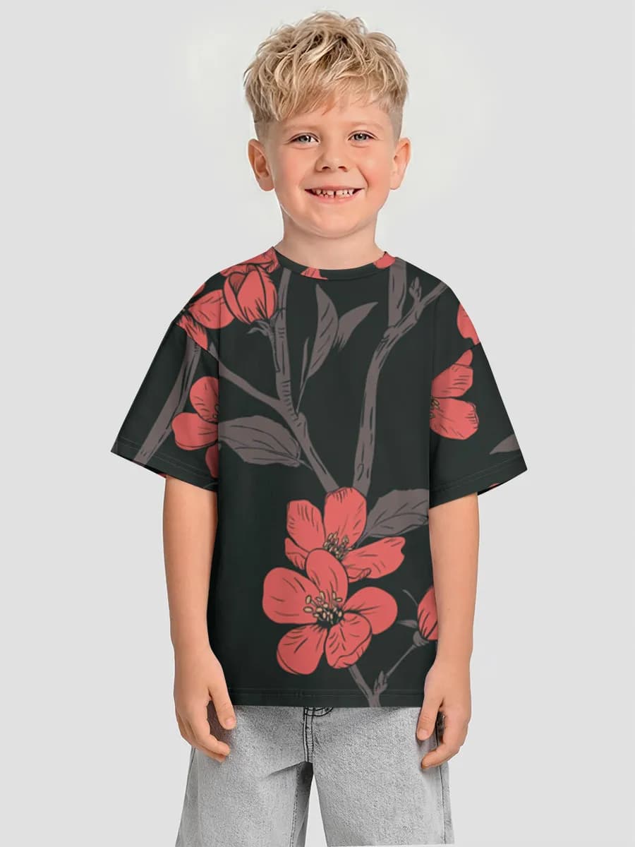 Camiseta Oversize de Algodón Niño
