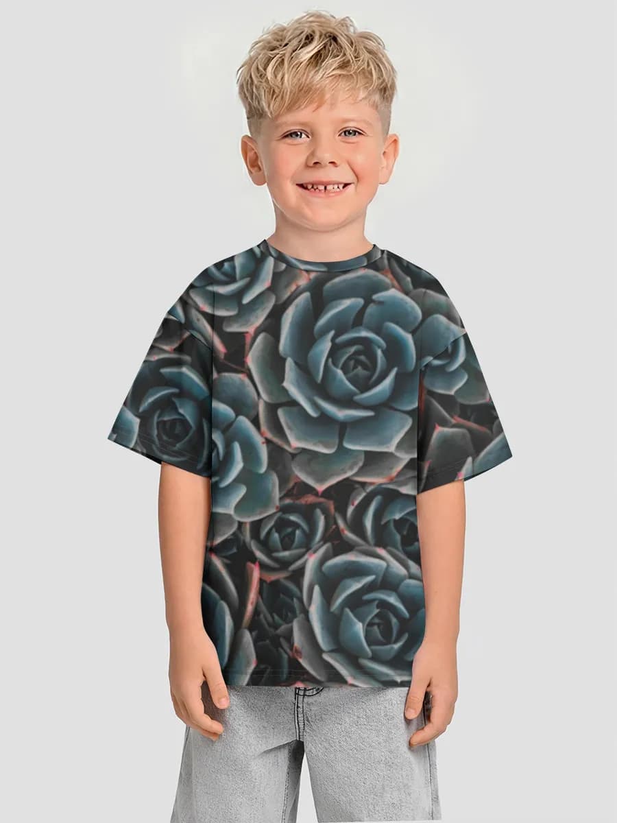 Camiseta Oversize de Algodón Niño
