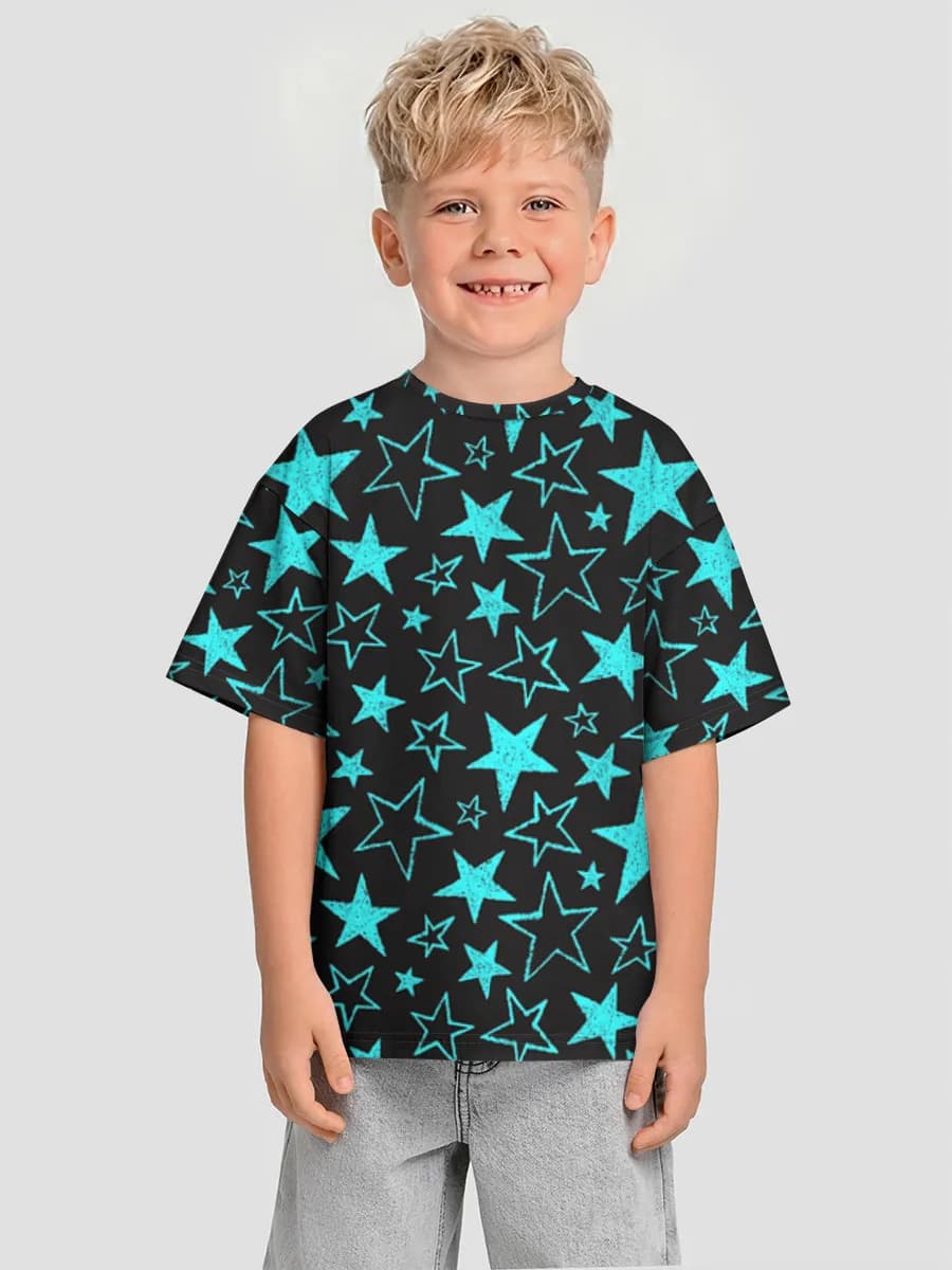 T-shirt coton oversize garçon