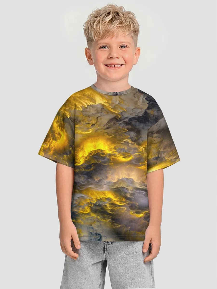 Camiseta Oversize de Algodón Niño