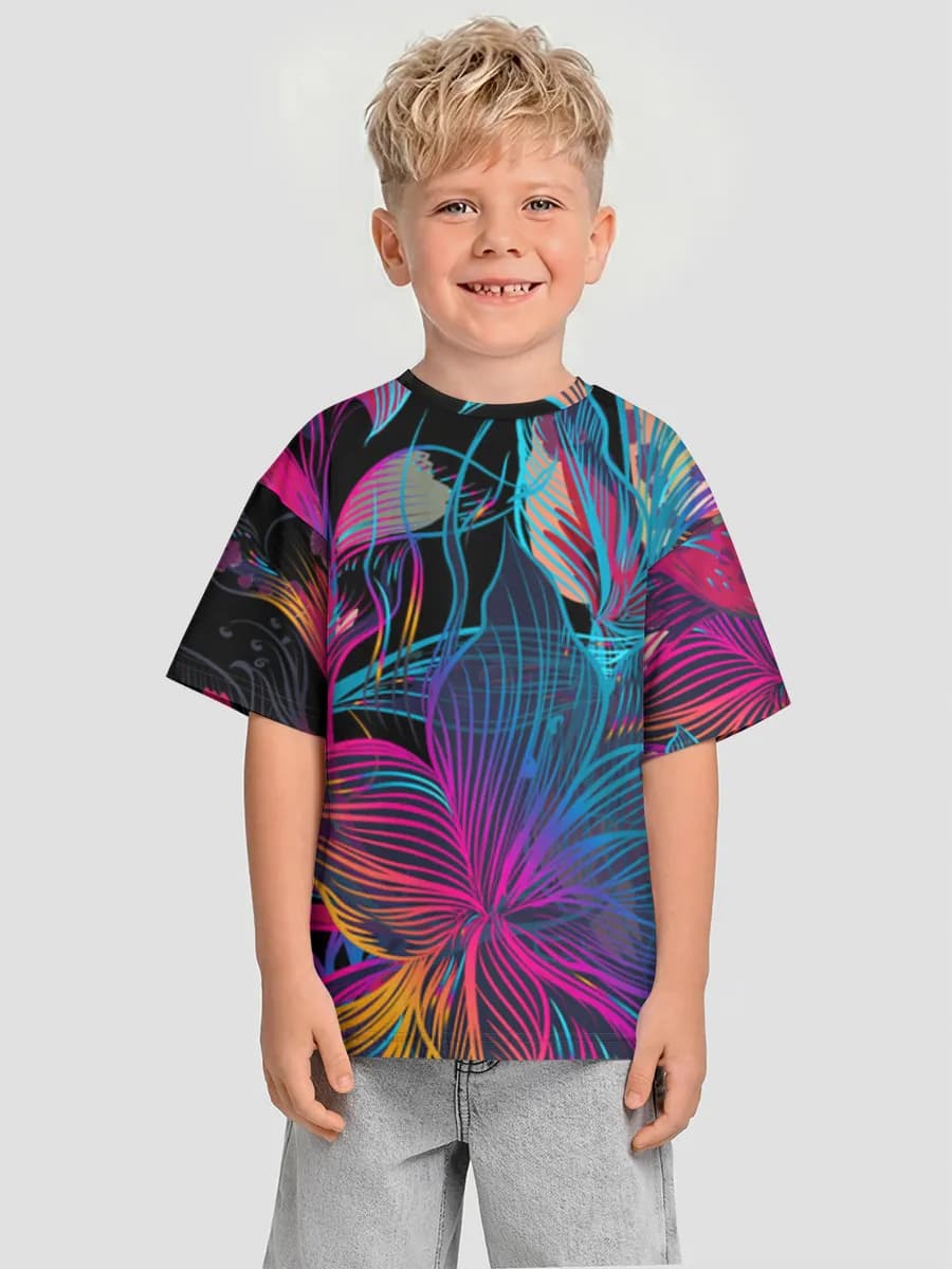 Camiseta Oversize de Algodón Niño