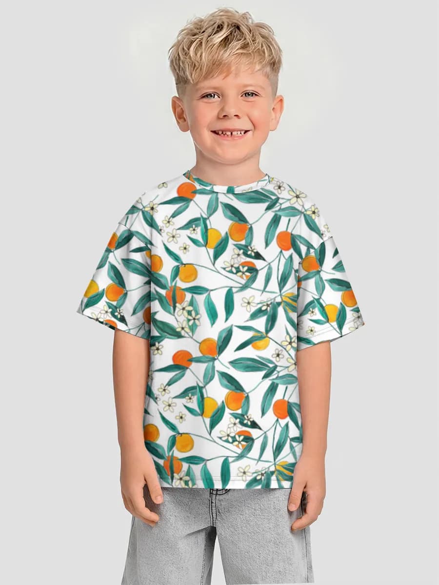 Camiseta Oversize de Algodón Niño