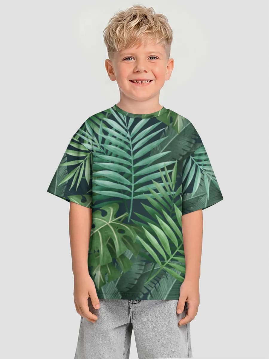 Camiseta Oversize de Algodón Niño