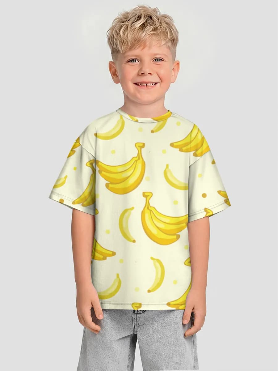 Camiseta Oversize de Algodón Niño