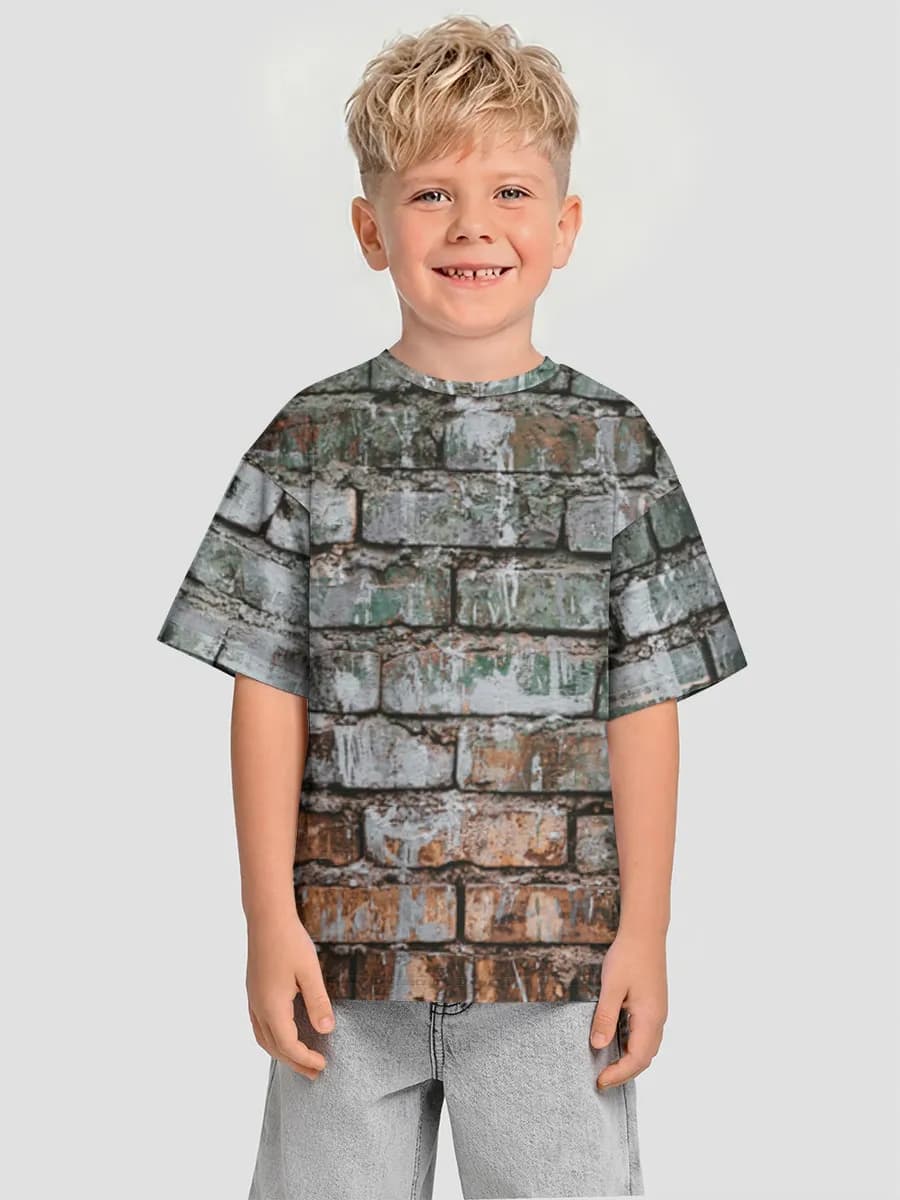 Camiseta Oversize de Algodón Niño