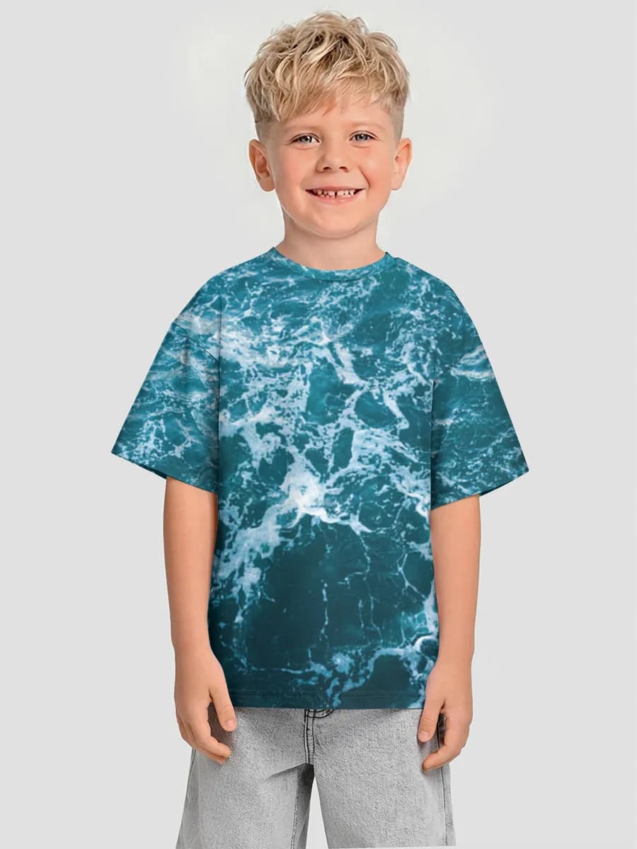 Camiseta Oversize de Algodón Niño