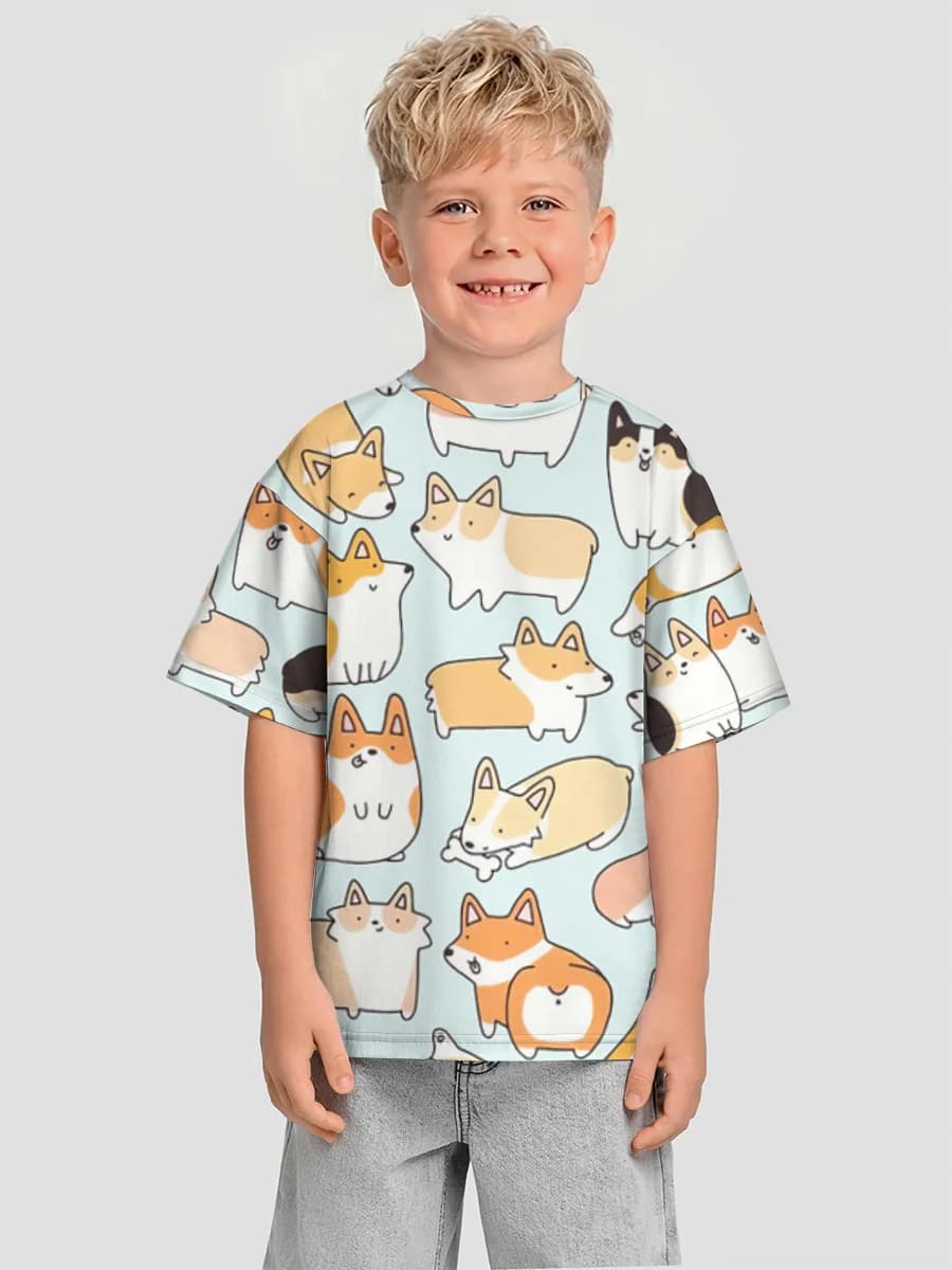 Camiseta Oversize de Algodón Niño