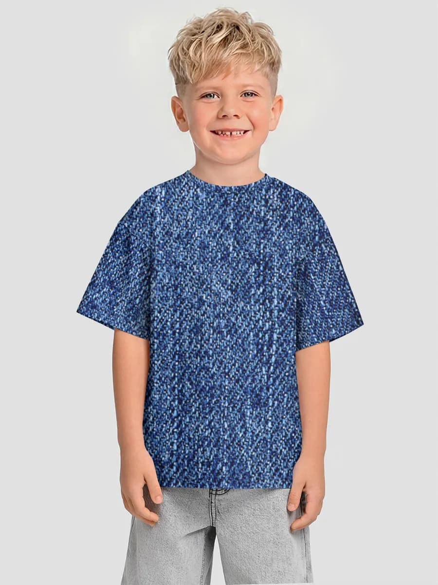 男の子 ビッグシルエット コットンTシャツ