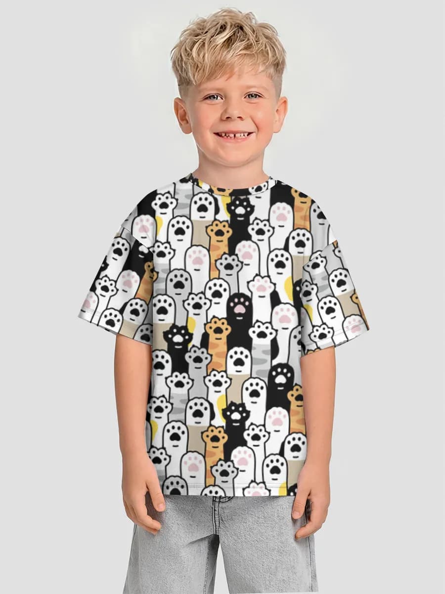 T-shirt coton oversize garçon