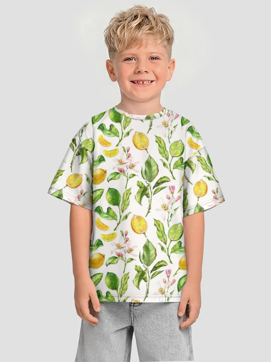 T-shirt coton oversize garçon