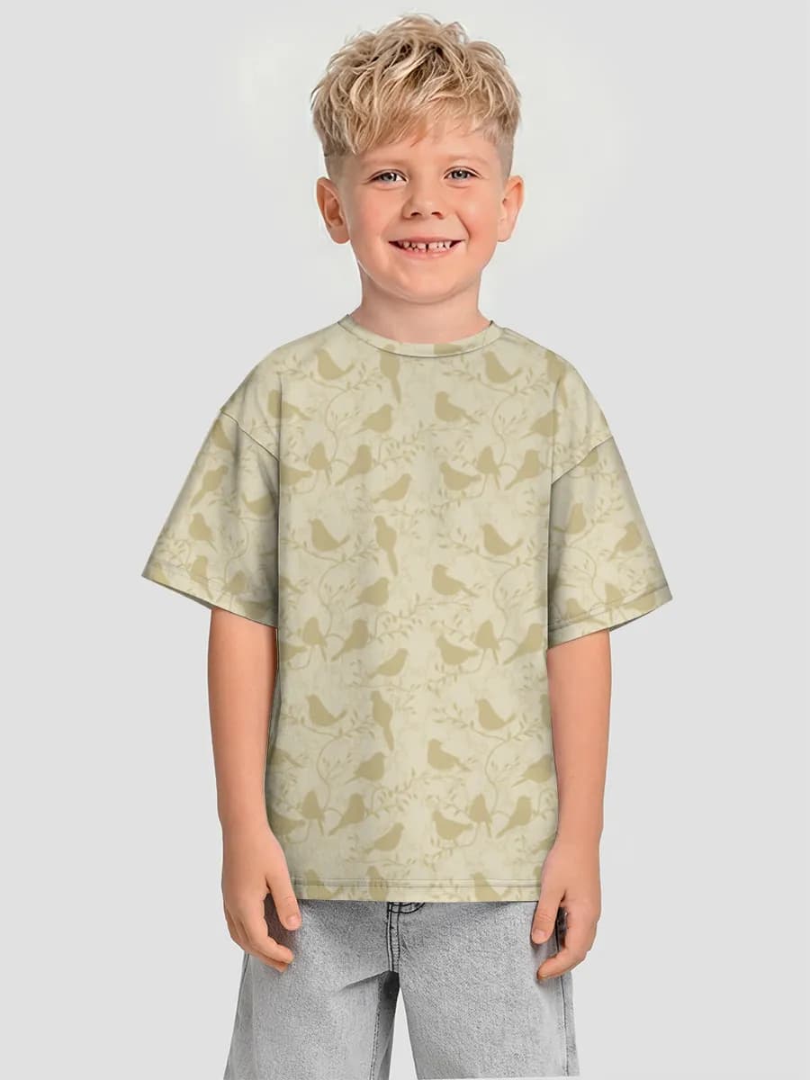 Camiseta Oversize de Algodón Niño