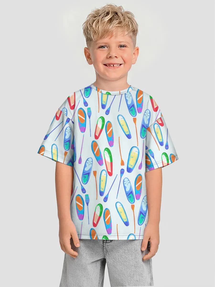 Camiseta Oversize de Algodón Niño