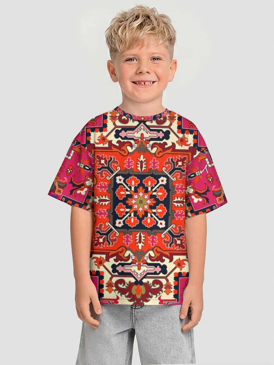 Camiseta Oversize de Algodón Niño