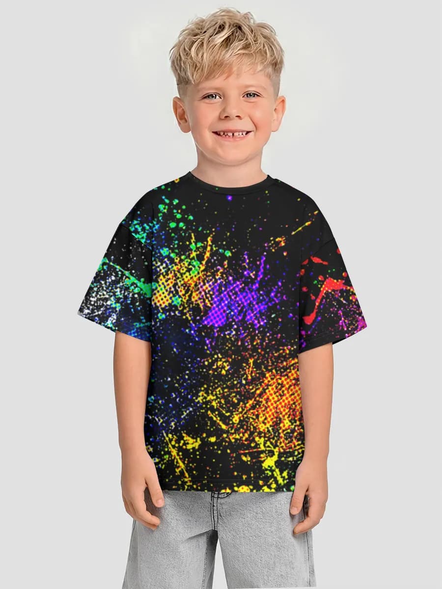 T-shirt coton oversize garçon
