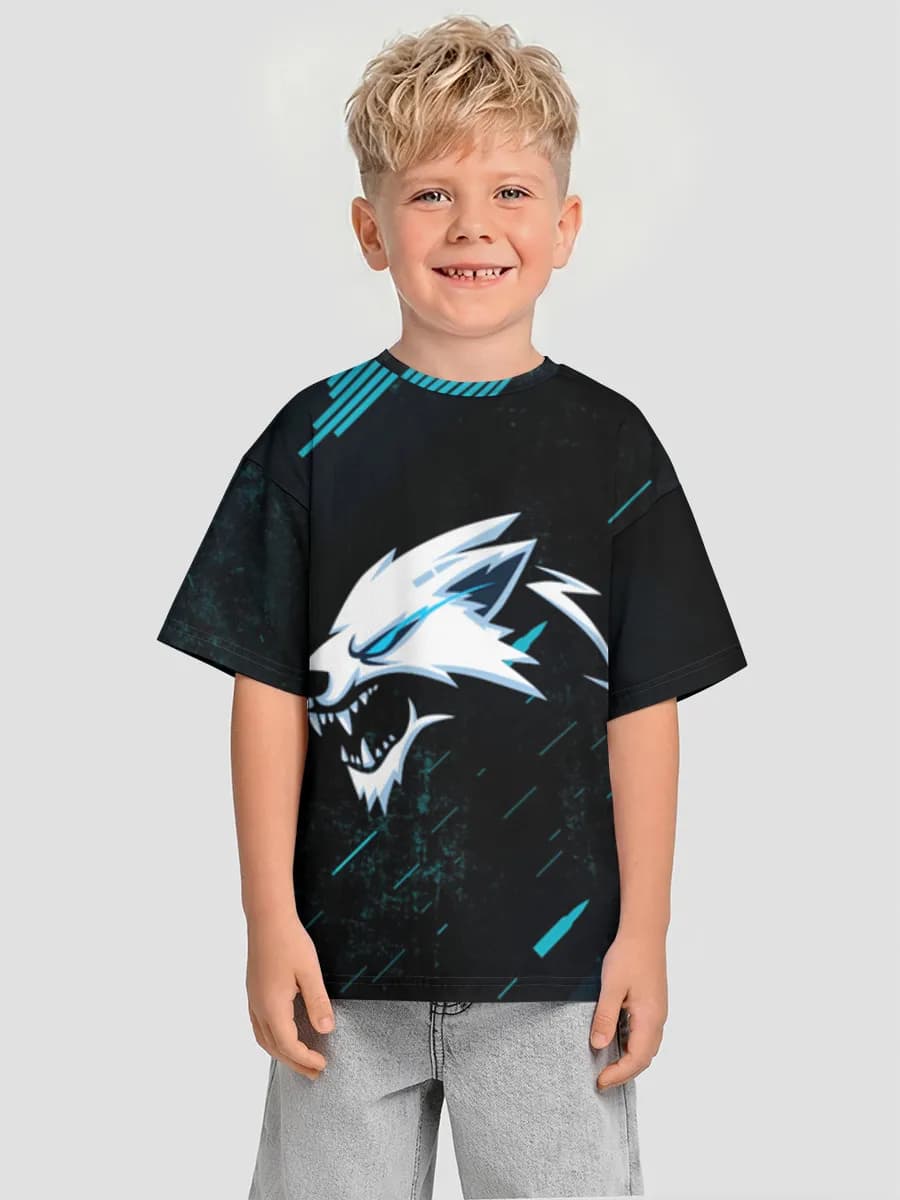 Camiseta Oversize de Algodón Niño